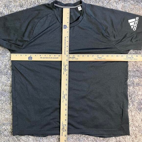 Adidas Climalite Charcoal Grey Crewneck activewear T-shirt - Picture 4 of 5